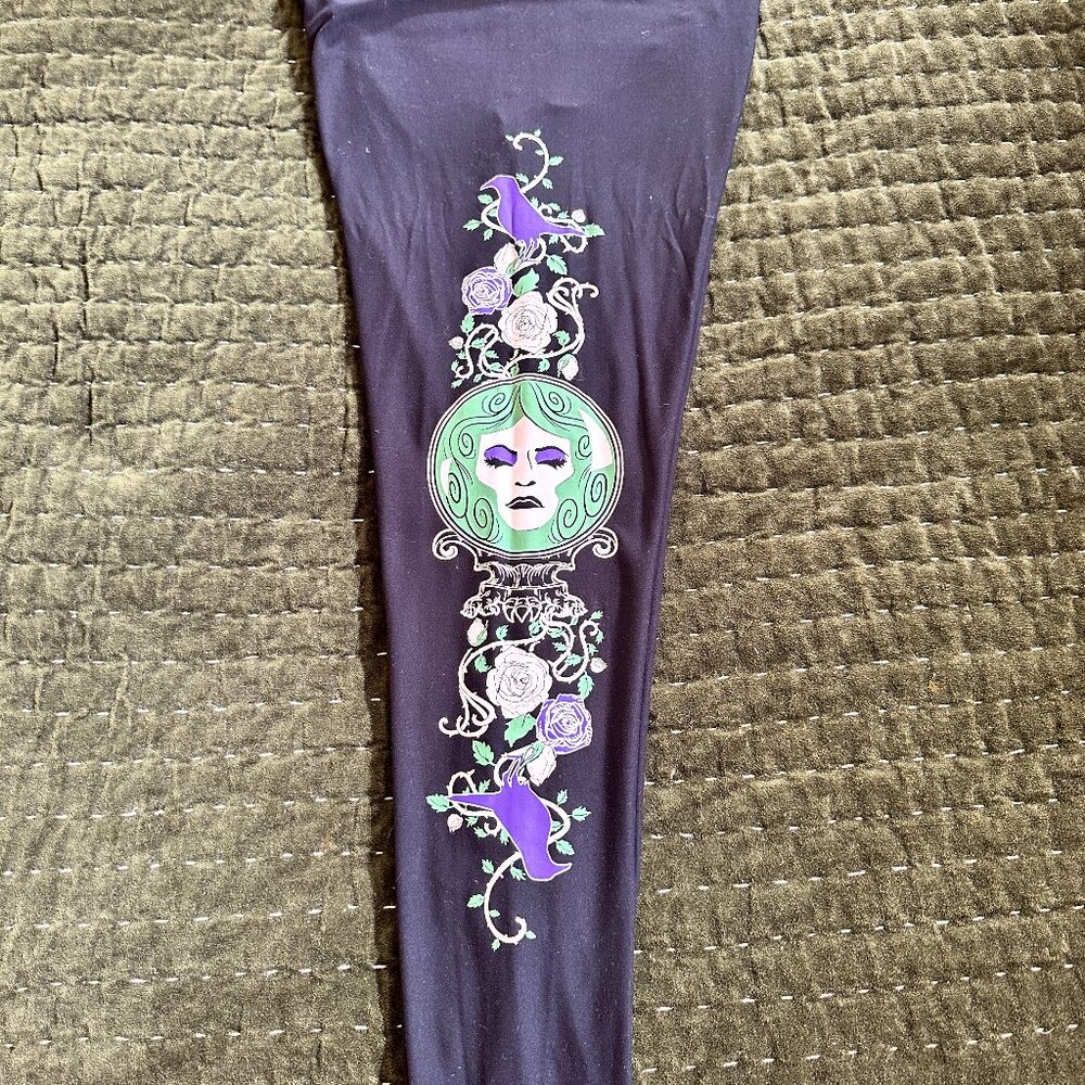 Haunted Mansion Leggings Featuring Madam Leota Size L